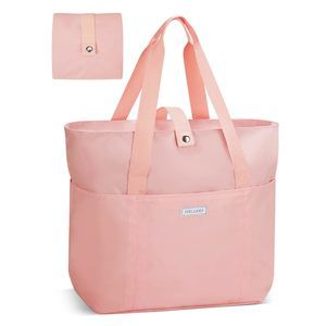 Tote Bag, Foldable Nylon Tote Bag With Zier Large Shoulder Bag Uwu :')